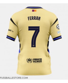 Günstige Barcelona Ferran Torres #7 Auswärtstrikot 2025-26 Kurzarm